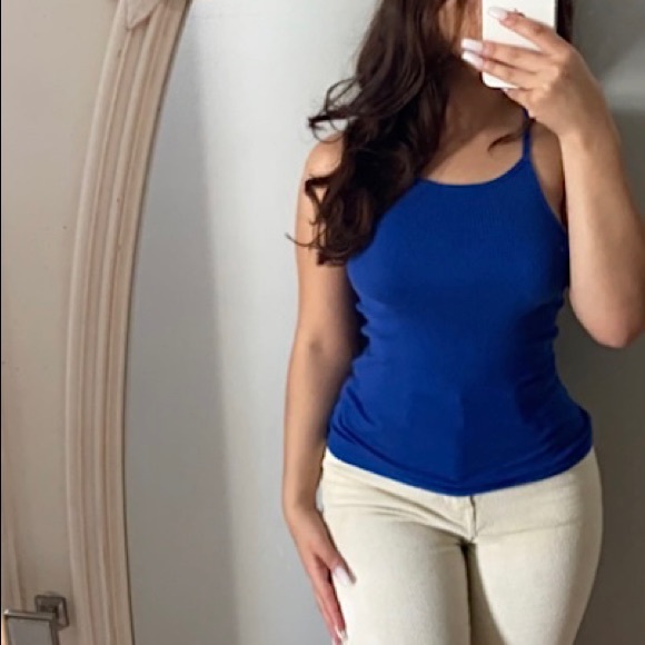 Classy ocean blue top can be styled up or down 💙 - Picture 7 of 9